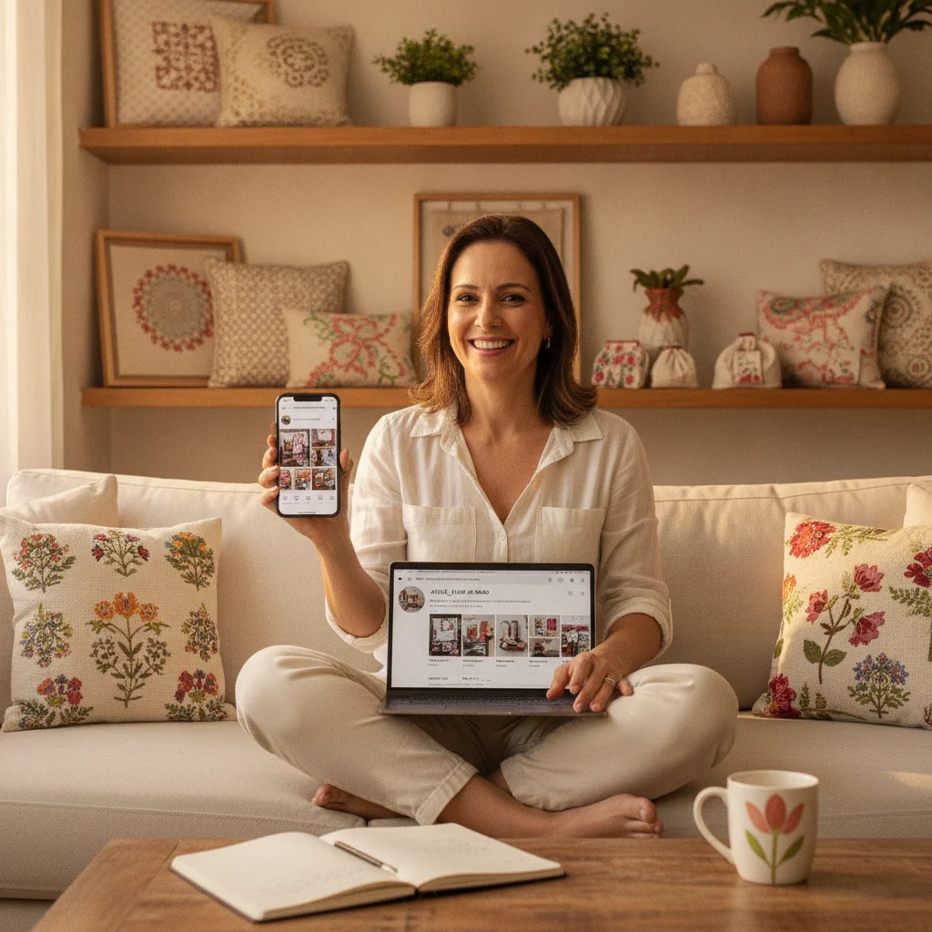 Instagram aparecendo nos resultados de busca do Google para artesanato