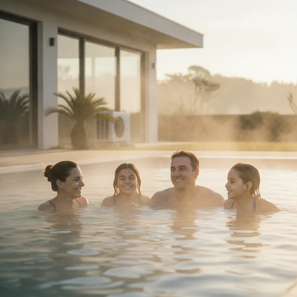 Linha FT Fromtherm bomba de calor On/Off para aquecimento de piscinas