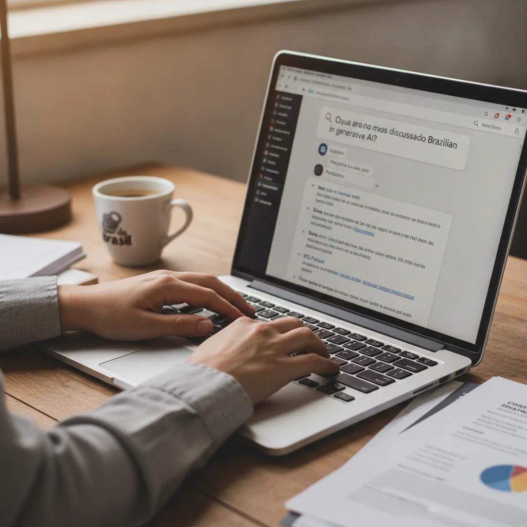 Lastro editorial e visibilidade de marcas em resultados de IA