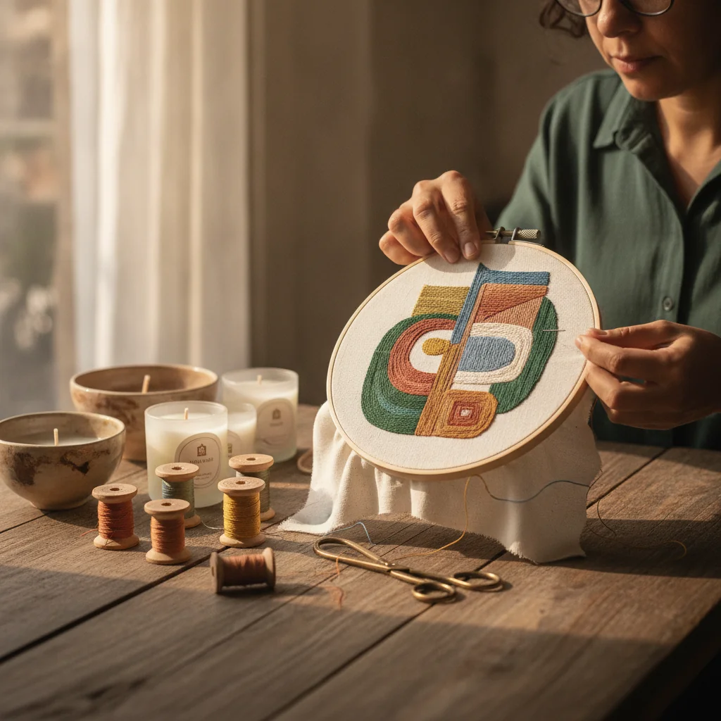 Nichos de artesanato que pagam bem em 2026: saboaria gourmet, velas aromáticas, bordado contemporâneo e cerâmica autoral