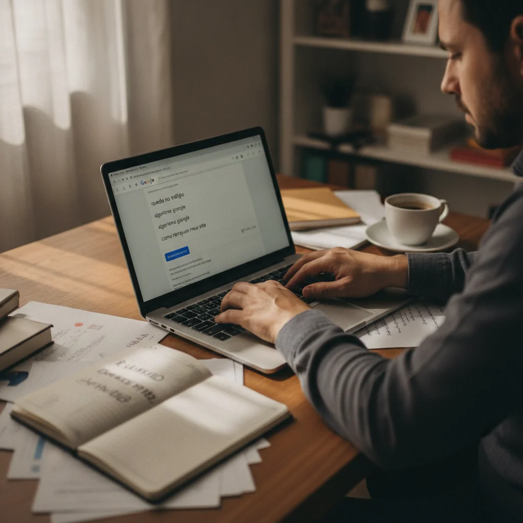Mudança algorítmica do Google e regulamentação de IA afetando visibilidade de marcas