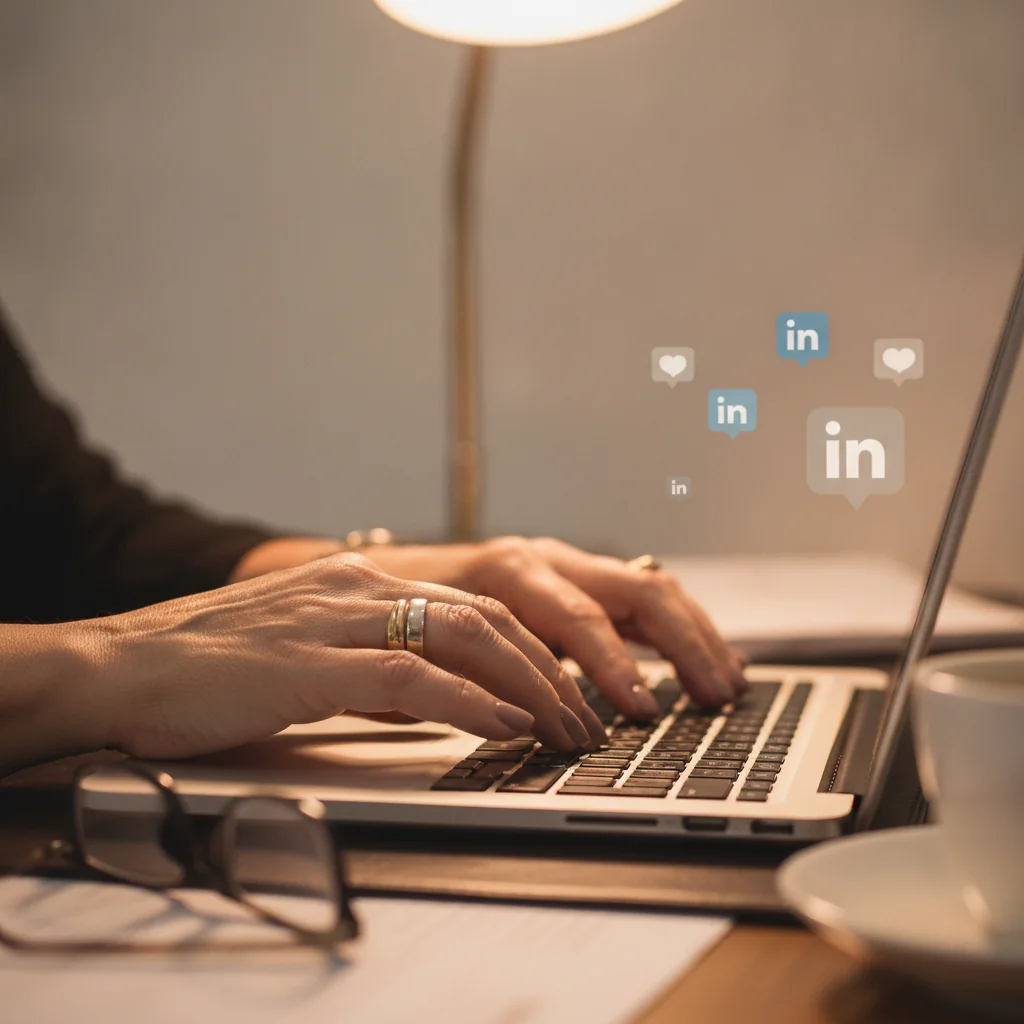 Prospecção orgânica no LinkedIn para consultores 40+