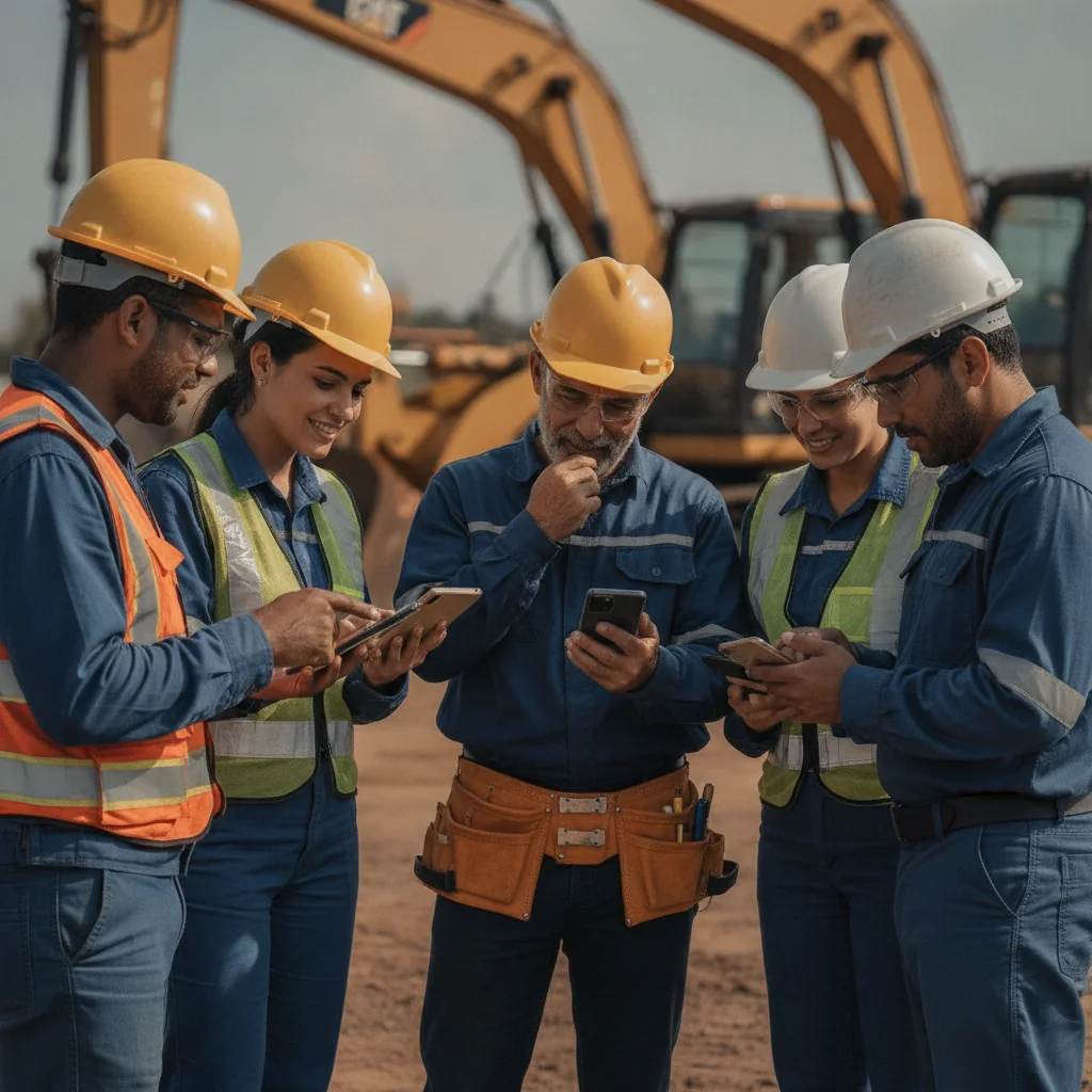Painel de benchmark salarial para operadores de máquinas pesadas na Operlist